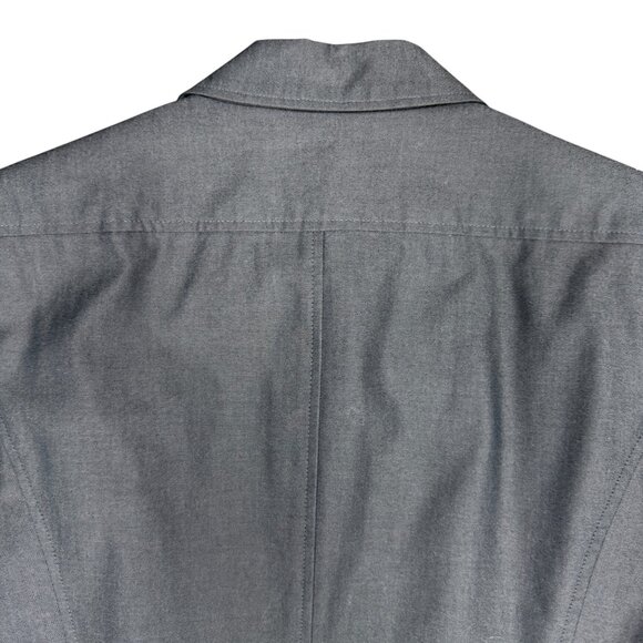 Women's TALBOTS Button-Down Blazer Jacket‎ Gray- Size 10 - Picture 4 of 10